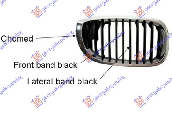 ΚΑΡΔΙΑ ΜΑΣΚΑΣ (ΧΡΩΜΙΟ/ΜΑΥΡΗ) ΔΕΞ