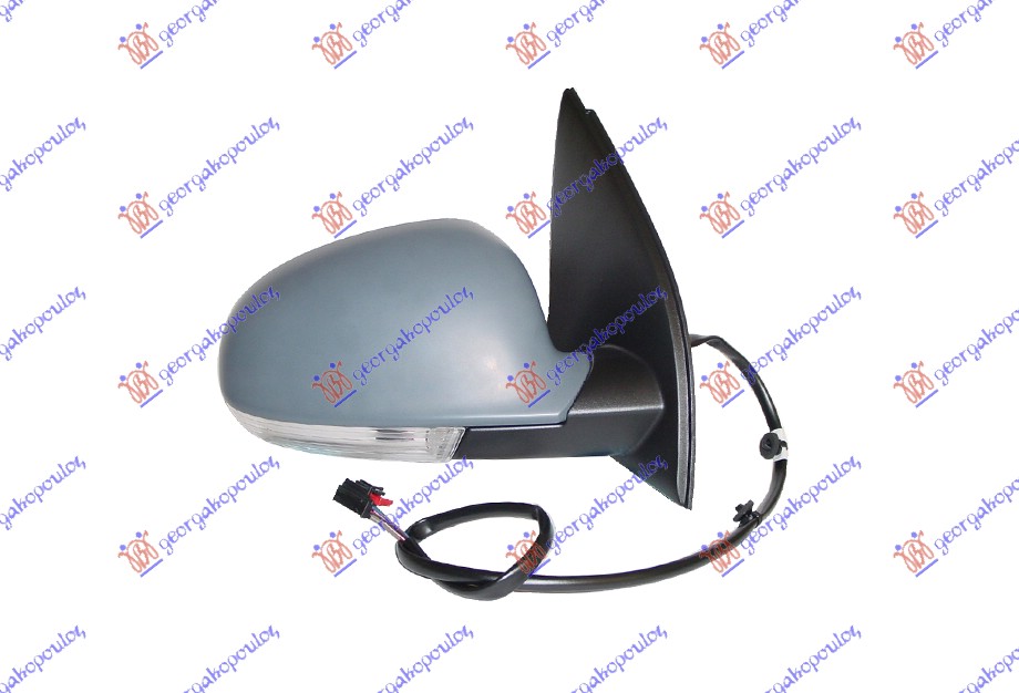 ΚΑΘΡΕΦΤΗΣ ΗΛΕΚΤΡΙΚΟΣ ΘΕΡΜΑΙΝΟΜΕΝΟΣ ΗΛΕΚΤΡΙΚΑ ΑΝΑΚΛΙΝΟΜΕΝΟΣ ΒΑΦΟΜΕΝΟΣ (ΜΕ ΦΛΑΣ) (8 PIN) (CONVEX GLASS) ΔΕΞ