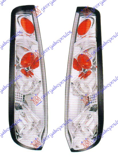 ΦΑΝΟΣ ΠΙΣΩ ΣΕΤ (LEXUS) XΡΩΜΙΟ 3Π