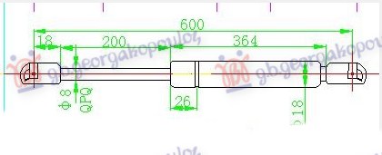 ΑΜΟΡΤΙΣΕΡ ΜΠΑΓΚΑΖ 5Π (600L-440Ν)