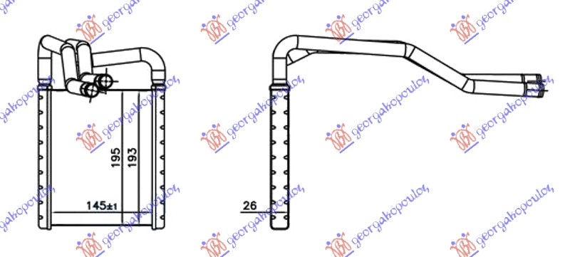 ΨΥΓΕΙΟ ΚΑΛΟΡΙΦΕΡ (195x145x16)