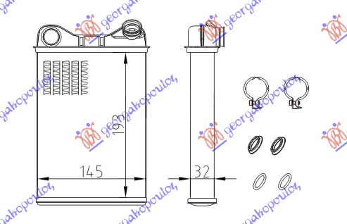 ΨΥΓΕΙΟ ΚΑΛΟΡΙΦΕΡ (193x145) (ΤΥΠΟΥ VALEO)