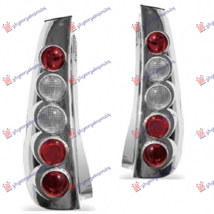 ΦΑΝΟΣ ΠΙΣΩ ΣΕΤ LEXUS ΧΡΩΜΙΟ