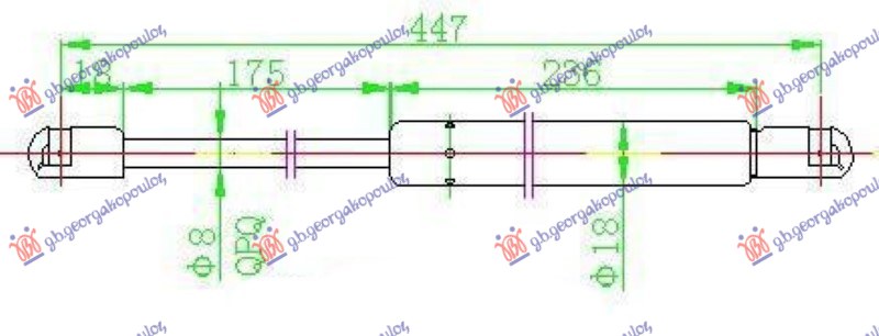 ΑΜΟΡΤΙΣΕΡ ΜΠΑΓΚΑΖ (445L-300N)