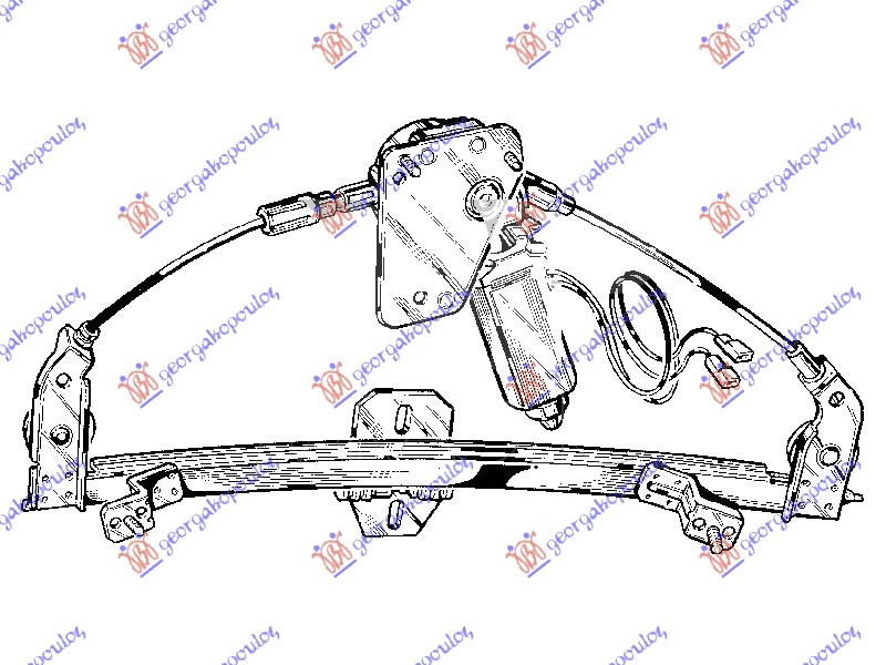 ΓΡΥΛΛΟΣ ΠΑΡΑΘΥΡΟΥ ΕΜΠΡΟΣ ΗΛΕΚΤΡΙΚΟΣ 5Π ΔΕΞ