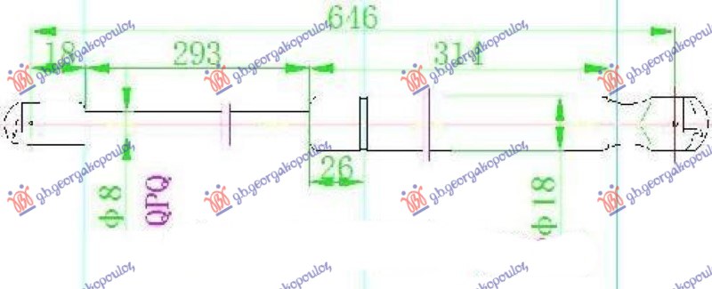 ΑΜΟΡΤΙΣΕΡ ΜΠΑΓΚΑΖ (645L-300N)