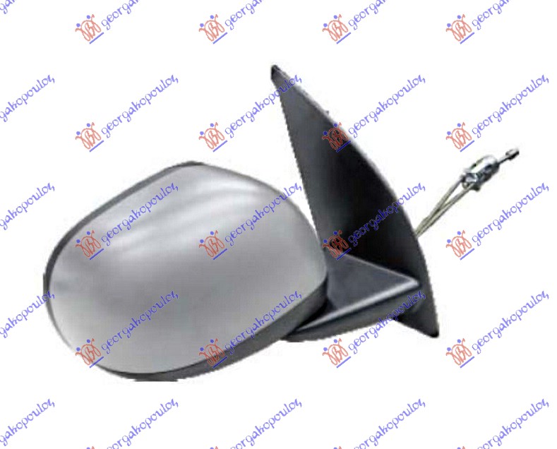 ΚΑΘΡΕΦΤΗΣ ΜΗΧΑΝΙΚΟΣ ΒΑΦΟΜΕΝΟΣ 2009- (Α ΠΟΙΟΤΗΤΑ) (CONVEX GLASS) ΔΕΞ