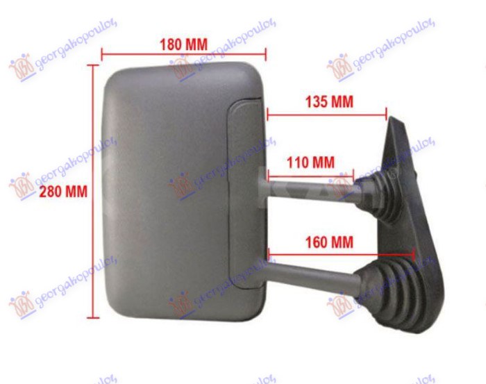 ΚΑΘΡΕΦΤΗΣ ΧΕΙΡΟΚΙΝΗΤΟΣ ΜΑΚΡΥ ΜΠΡΑΤΣΟ ΔΕΞ