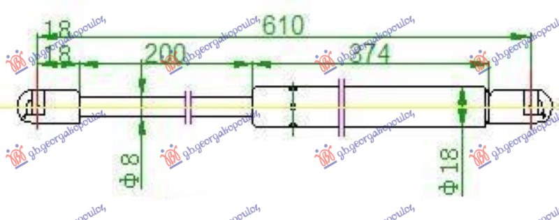 ΑΜΟΡΤΙΣΕΡ ΜΠΑΓΚΑΖ (610L-560N)
