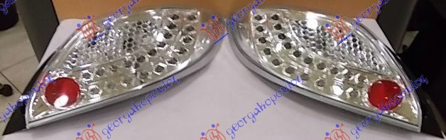 ΦΑΝΟΣ ΠΙΣΩ ΣΕΤ ΧΡΩΜΙΟ LED