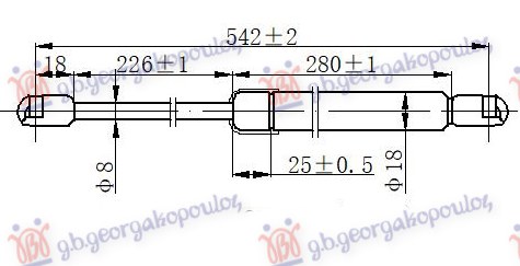 ΑΜΟΡΤΙΣΕΡ ΚΑΠΟ ΕΜΠΡΟΣ (543L-310N)