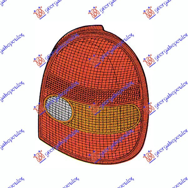 ΦΑΝΟΣ ΠΙΣΩ 3Π (TYC) ΔΕΞ