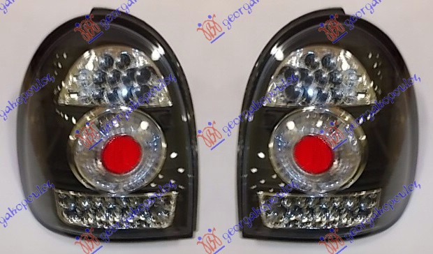 ΦΑΝΟΣ ΠΙΣΩ  ΜΑΥΡΟΣ LED