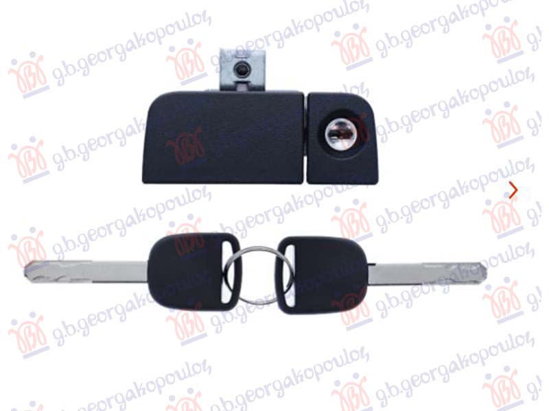 ΧΕΡΟΥΛΙ ΓΙΑ ΝΤΟΥΛΑΠΑΚΙ ΜΑΥΡΟ  (ΜΕ ΑΦΑΛΟ ΚΑΙ 2 ΚΛΕΙΔΙΑ)