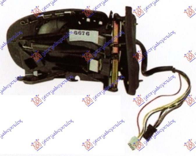 ΚΑΘΡΕΦΤΗΣ ΗΛΕΚΤΡΙΚΟΣ ΘΕΡΜΑΙΝΟΜΕΝΟΣ (ΧΩΡΙΣ ΚΑΠΑΚΙ) (ΜΕ ΜΝΗΜΗ) (ASPHERICAL GLASS) ΔΕΞ