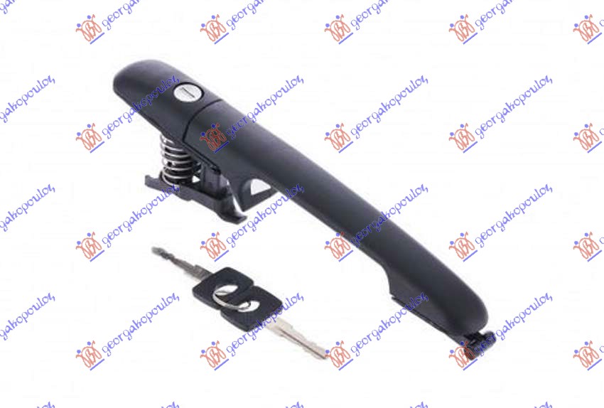 ΧΕΡΟΥΛΙ ΠΟΡΤΑΣ ΣΥΡΩΜΕΝΗΣ ΕΞΩ  (ΜΕ ΑΦΑΛΟ & 2 ΚΛΕΙΔΙΑ)