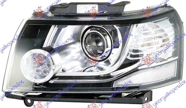 ΦΑΝΟΣ ΕΜΠΡΟΣ Bi-XENON ΜΕ ΦΩΣ ΗΜΕΡΑΣ LED 2012- (HELLA) ΑΡ