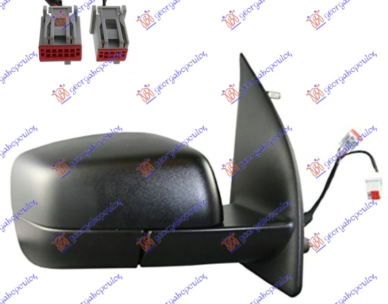 ΚΑΘΡΕΦΤΗΣ ΗΛΕΚΤ. ΘΕΡΜΑΙΝ. ΗΛ. ΑΝ. ΒΑΦΟΜ. (ΜΕ ΜΝΗΜΗ & ΦΩΣ ΑΣΦ) (11 PIN) (Α ΠΟΙΟΤΗΤΑ) -11 (CONVEX GLASS) ΔΕΞ