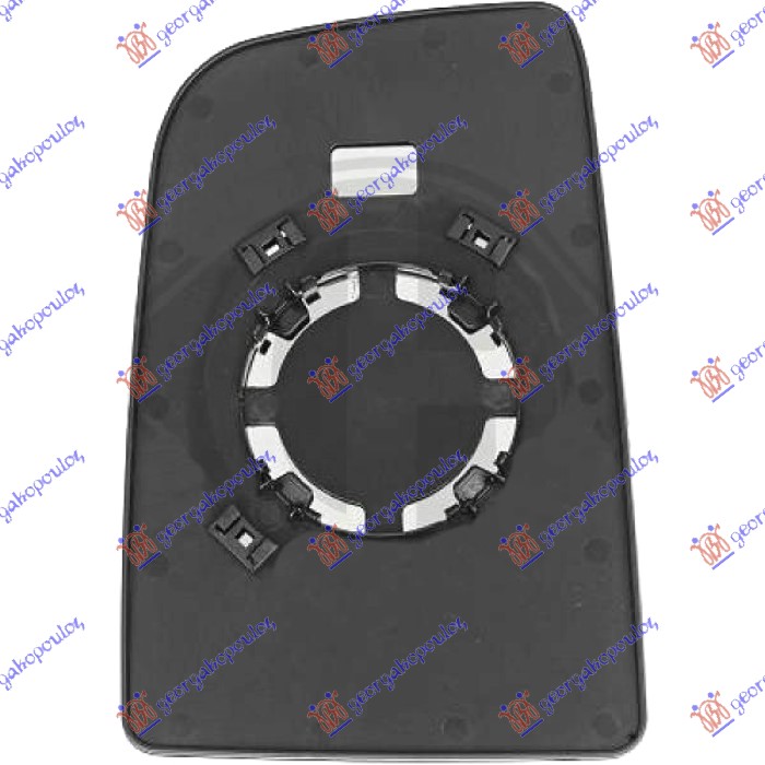 ΚΡΥΣΤΑΛΛΟ ΚΑΘΡΕΦΤΗ (ΑΝΩ ΚΟΜ) (ΣΤΡΟΓΓΥΛΗ ΒΑΣΗ) (CONVEX GLASS) ΔΕΞ