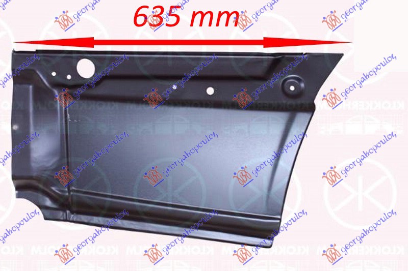 ΓΩΝΙΑ ΠΙΣΩ ΦΤΕΡΟΥ (ΠΙΣΩ ΚΟΜΜΑΤΙ) (3665 mm) ΔΕΞ