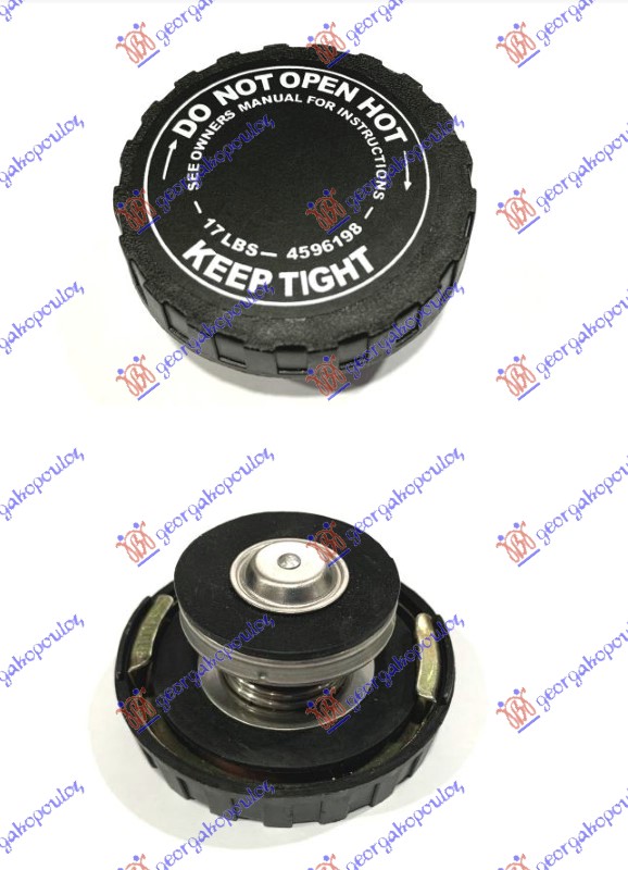 ΤΑΠΑ ΔΟΧΕΙΟΥ ΝΕΡΟΥ ΨΥΓΕΙΟΥ ΒΕΝΖΙΝΗ 3.7L/4.7L/5.7L - ΠΕΤΡΕΛΑΙΟ 2.2/2.7CRD (1,2bar)