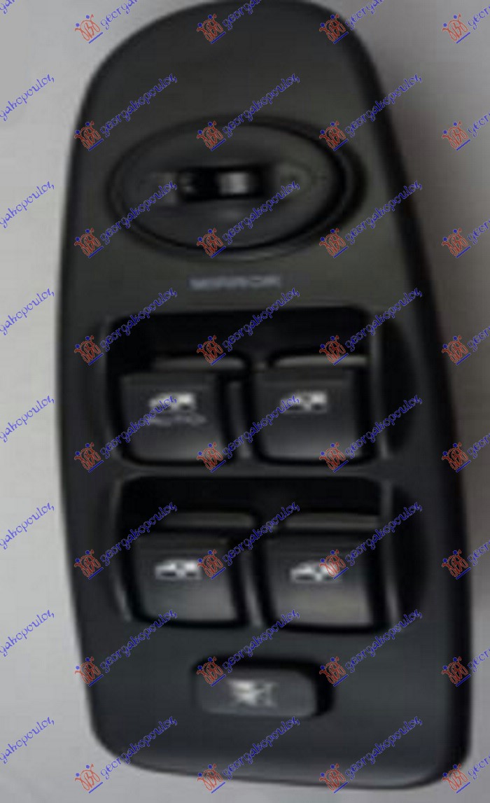 ΔΙΑΚΟΠΤΗΣ ΠΑΡΑΘΥΡΟΥ ΕΜΠΡΟΣ (Τετραπλός) (22pin) (ΌΧΙ ΓΙΑ GT) ΑΡ