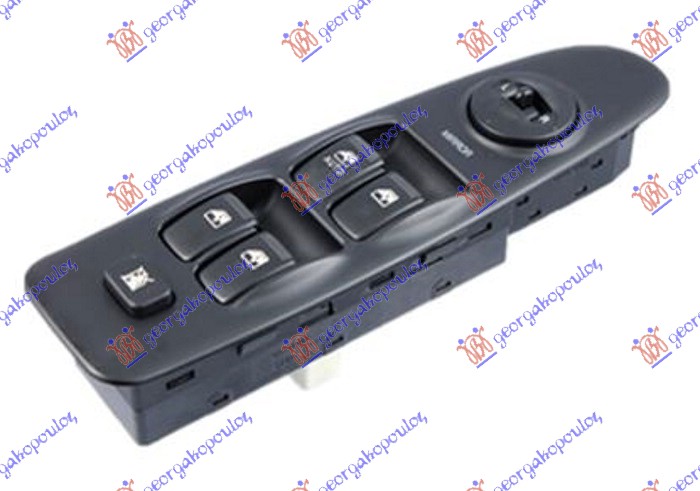 ΔΙΑΚΟΠΤΗΣ ΠΑΡΑΘΥΡΟΥ/ΚΑΘΡΕΦΤΩΝ ΕΜΠΡΟΣ ΜΑΥΡΟ ΠΛΑΙΣΙΟ (14+8pin) ΑΡ