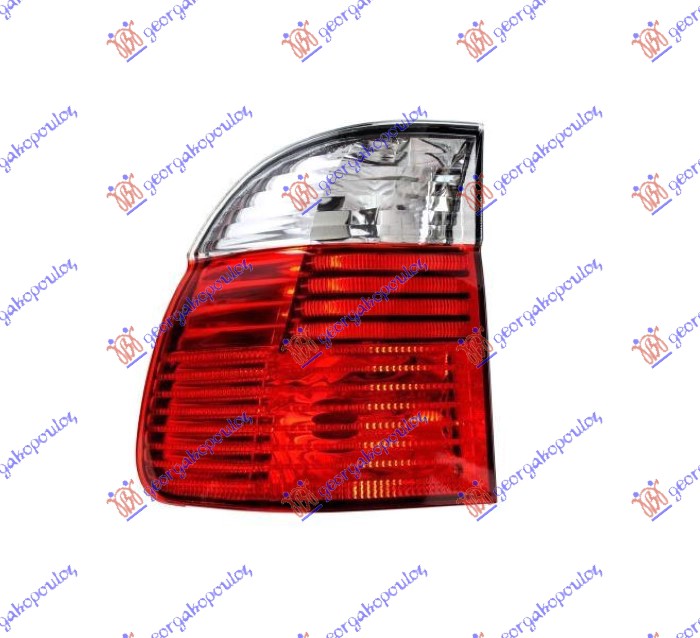 ΦΑΝΟΣ ΠΙΣΩ ΕΞΩ (ΚΟΚΚΙΝΟ-ΛΕΥΚΟ) ΜΕ LED S.W. 2000- (Ε) (DEPO) ΔΕΞ