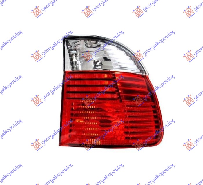 ΦΑΝΟΣ ΠΙΣΩ ΕΞΩ (ΚΟΚΚΙΝΟ-ΛΕΥΚΟ) ΜΕ LED S.W. 2000- (Ε) (DEPO) ΑΡ