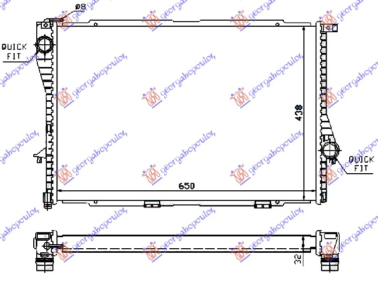 ΨΥΓΕΙΟ ΓΙΑ ΟΛΑ ΒΕΝΖΙΝΗ ΜΗΧΑΝΙΚΟ/ΑΥΤΟΜΑΤΟ +/- A/C (650x438) (VALEO)