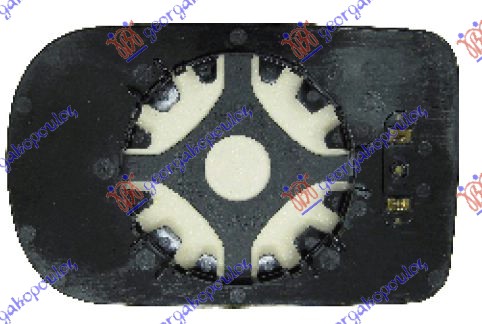 ΚΡΥΣΤΑΛΛΟ ΚΑΘΡΕΦΤΗ ΜΠΛΕ ΘΕΡΜΑΙΝΟΜΕΝΟ (CONVEX GLASS) ΔΕΞ