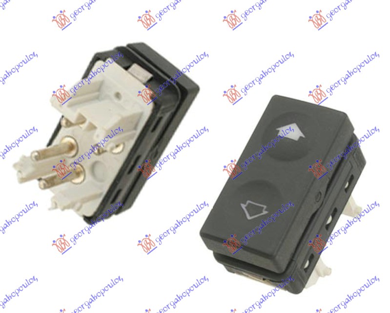 ΔΙΑΚΟΠΤΗΣ ΠΑΡΑΘΥΡΟΥ ΕΜΠΡΟΣ/ΠΙΣΩ (ΔΕΞΙ=ΑΡΙΣΤΕΡΟ) -1993 (4pin) (ΚΑΡΦΙΑ) ΑΡ