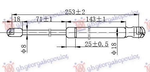 ΑΜΟΡΤΙΣΕΡ ΜΠΑΓΚΑΖ S.W. (253L-140N)