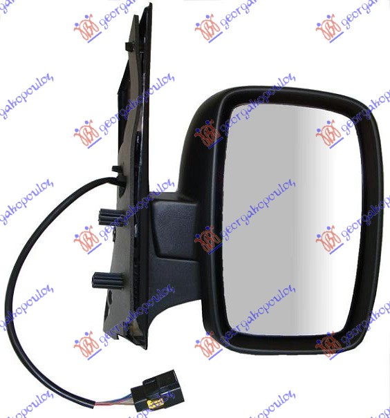 ΚΑΘΡΕΦΤΗΣ ΗΛΕΚΤΡΙΚΟΣ ΘΕΡΜΑΙΝΟΜΕΝΟΣ ΗΛΕΚΤΡΙΚΑ ΑΝΑΚΛΙΝΟΜΕΝΟΣ ΜΕ ΑΙΣΘΗΤΗΡΑ (CONVEX GLASS) ΔΕΞ