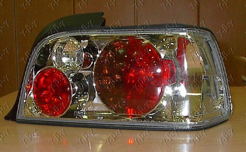 ΦΑΝΟΣ ΠΙΣΩ ΣΕΤ CRYSTAL ΚΟΚΚΙΝΟ-ΛΕΥΚΟ