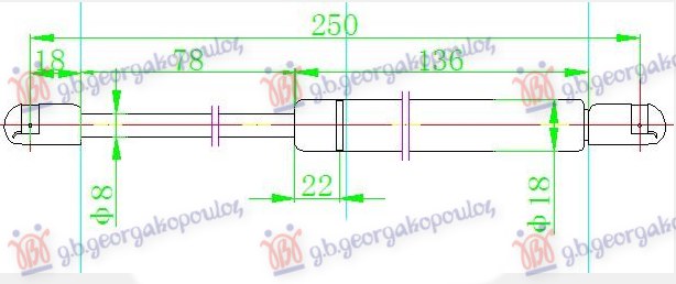 ΑΜΟΡΤΙΣΕΡ ΚΑΠΟ ΕΜΠΡΟΣ (250L-660N)