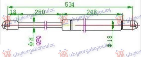 ΑΜΟΡΤΙΣΕΡ ΜΠΑΓΚΑΖ 5Π (534,5L-585N)
