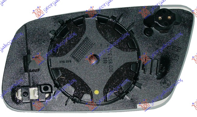 ΚΡΥΣΤΑΛΛΟ ΚΑΘΡΕΦΤΗ ΜΠΛΕ ΘΕΡΜΑΙΝΟΜΕΝΟ 2000- (CONVEX GLASS) ΔΕΞ