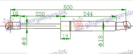 ΑΜΟΡΤΙΣΕΡ ΜΠΑΓΚΑΖ -2000 (500L-420N)