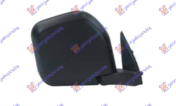 ΚΑΘΡΕΦΤΗΣ ΧΕΙΡΟΚΙΝΗΤΟΣ ΜΑΥΡΟΣ (Α ΠΟΙΟΤΗΤΑ) (CONVEX GLASS) ΔΕΞ