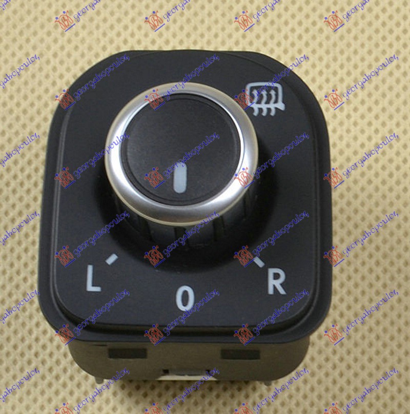 ΔΙΑΚΟΠΤΗΣ ΚΑΘΡΕΦΤΩΝ (Χρώμιο/Μαύρο) (6pin)