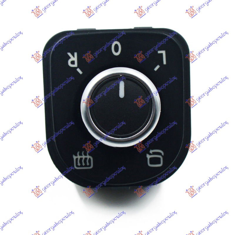 ΔΙΑΚΟΠΤΗΣ ΚΑΘΡΕΦΤΩΝ ΜΕ ΑΝΑΚΛΙΣΗ (Χρώμιο/Μαύρο) (6pin)