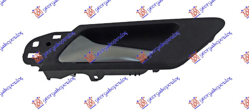 ΧΕΡΟΥΛΙ ΠΟΡΤΑΣ ΕΜΠΡΟΣ-ΠΙΣΩ ΕΣΩ SATIN ΧΡΩΜΙΟ/ΜΑΥΡΟ ΑΡ