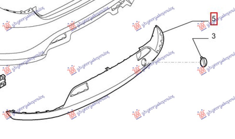 ΣΠΟΙΛΕΡ ΠΡΟΦΥΛΑΚΤΗΡΑ ΠΙΣΩ SPORTING (Γ)