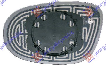 ΚΡΥΣΤΑΛΛΟ ΚΑΘΡΕΦΤΗ ΜΠΛΕ ΘΕΡΜΑΙΝΟΜΕΝΟ (CONVEX GLASS) ΔΕΞ