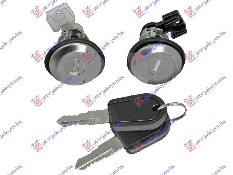 ΑΦΑΛΟΙ ΠΟΡΤΑΣ ΜΕ ΚΛΕΙΔΙΑ (ΣΕΤ 2 ΤΕΜΑΧΙΑ)