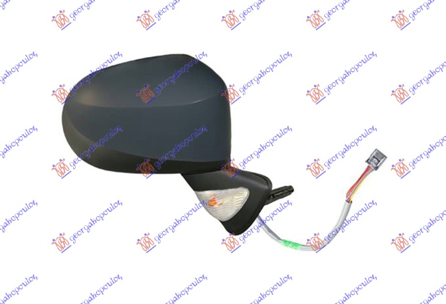 ΚΑΘΡΕΦΤΗΣ ΗΛΕΚΤΡΙΚΟΣ ΘΕΡΜΑΙΝΟΜΕΝΟΣ ΗΛΕΚΤΡΙΚΑ ΑΝΑΚΛΙΝΟΜΕΝΟΣ ΒΑΦΟΜΕΝΟΣ (ΜΕ ΦΛΑΣ & ΑΙΣΘΗΤΗΡΑ) (Α ΠΟΙΟΤΗΤΑ) (CONVEX GLASS) ΔΕΞ