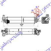 ΨΥΓΕΙΟ ΙΝΤERCOOLER 2.0i16V-2.0DCi( 648x114x106)