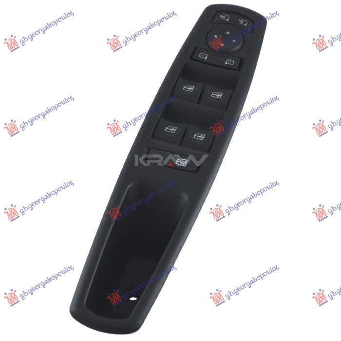 ΔΙΑΚΟΠΤΗΣ ΠΑΡΑΘΥΡΟΥ/ΚΑΘΡΕΦΤΩΝ ΜΕ ΑΝΑΚΛΙΣΗ (Τετραπλός) (ME ΠΛΑΙΣΙΟ ΜΑΥΡΟ/ΜΕΓΑΛΟ) (1 Φίσα/13pin) ΑΡ