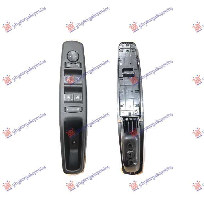 ΔΙΑΚΟΠΤΗΣ ΠΑΡΑΘΥΡΩΝ/ΚΑΘΡΕΦΤΩΝ (Τετραπλός) (1 Φίσα/13 Pin) (ΜΕ ΠΛΑΙΣΙΟ) ΑΡ